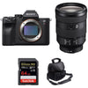 Sony ALPHA 7R IV + FE 24–105 mm F4 G OSS + SanDisk 64 GB Extreme PRO UHS-I SDXC 170 MB/s + Tasche | 2 Jahre Garantie