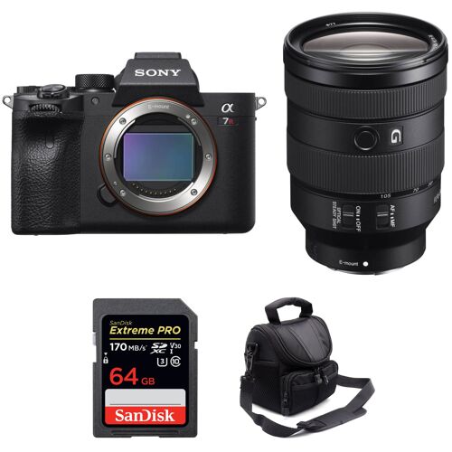 Sony ALPHA 7R IV + FE 24–105 mm F4 G OSS + SanDisk 64 GB Extreme PRO UHS-I SDXC 170 MB/s + Tasche | 2 Jahre Garantie
