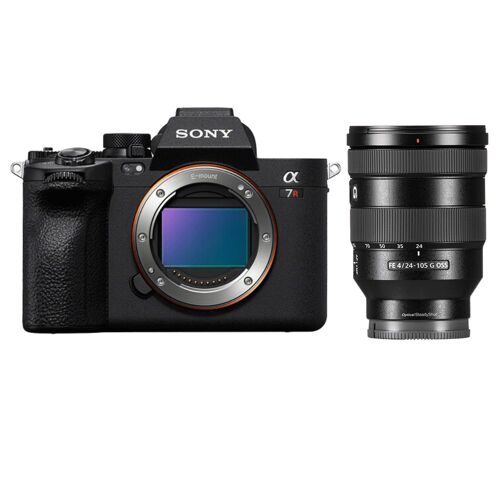 Sony A7R V Gehäuse + SONY FE 24–105 mm F4 G OSS