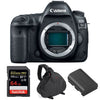 Canon EOS 5D Mark IV (ohne Objektiv) + SanDisk 64 GB Extreme PRO UHS-I SDXC 170 MB/s + Canon LP-E6N + Tasche | 2 Jahre Garantie
