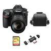 NIKON D850 45,7 Megapixel-Set mit AF-S 24–120 mm F4G ED VR + 64 GB SD-Karte + Tasche + Speicherkartenleser