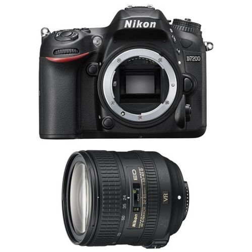 NIKON D7200 24,2 Megapixel + Objektiv AF-S 24–85 mm F3,5–4,5G ED VR