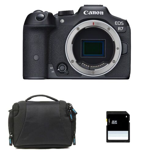 CANON EOS R7 (ohne Objektiv) – 3 Jahre Garantie + Tasche + 8-GB-SD-Karte