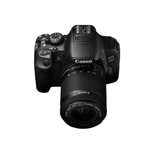 Canon EOS 700D Spiegelreflexkamera + EF-S 18–55 mm IS STM-Objektiv