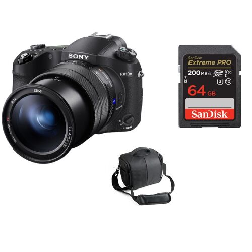 Sony Cyber-shot DSC-RX10 IV + Tasche + 64 GB