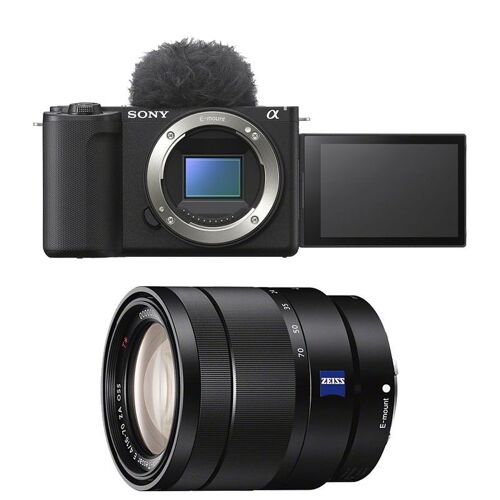 SONY Hybridkamera ALPHA ZV-E10 II SCHWARZ + Objektiv 16–70 mm f/4 OSS