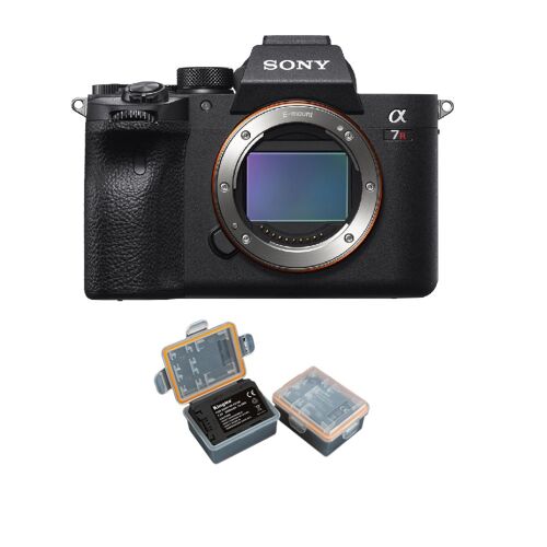Sony Alpha A7R IV A Gehäuse 61 MP + 1 Kingma-Akku 2000 mAh (Sony NP-FZ100)