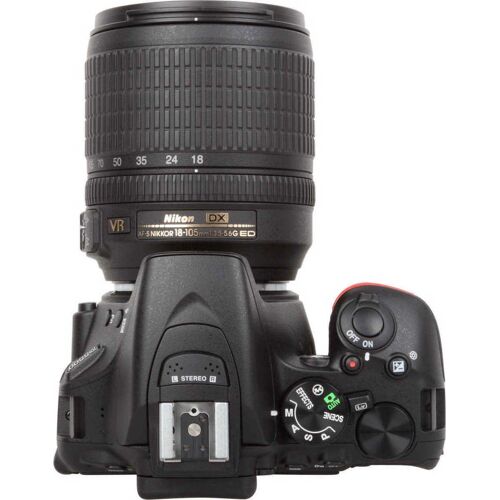 Nikon D5500 24 Megapixel + Objektiv AF-S VR DX 18–105 mm – Schwarz