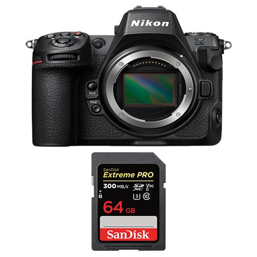 Nikon Z8 Gehäuse + SanDisk 64 GB Extreme PRO SDXC UHS-II-Karte