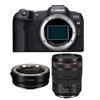 Canon EOS R8 Kamera + EF-EOS R-Bajonettadapter + RF 24–105 mm f/4L IS USM