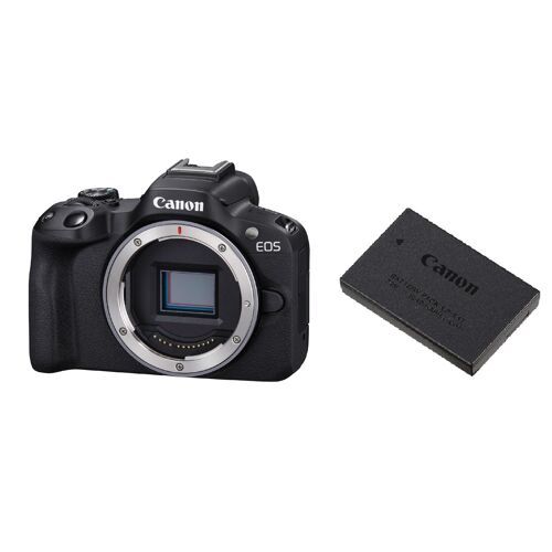 Canon EOS R50-Gehäuse (schwarz) + Canon LP-E17-Akku