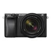 Sony a6300 ILCE-6300M - Digitalkamera – spiegellos – 24,2 MP – APS-C – 4K / 30 fps – 7,5-facher optischer Zoom, E-Objektiv 18–135 mm OSS – WLAN, NFC – schwarz