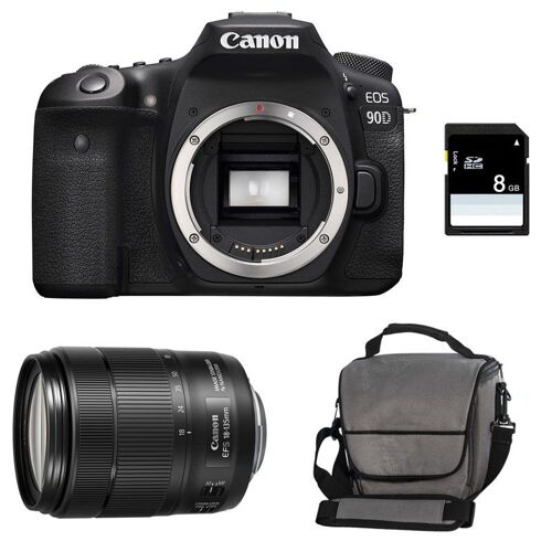 CANON EOS 90D + 18-135 IS USM, 3 Jahre Garantie + Tasche + 8 GB SD-Karte