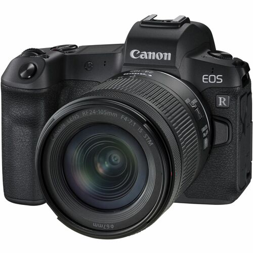 Canon EOS R – Digitalkamera – spiegellos – 30,3 MP – Vollformat – 4K / 30 fps – RF-Objektiv mit 4,3-fachem optischem Zoom, 24–105 mm, F4–7,1, IS, STM – WLAN, Bluetooth