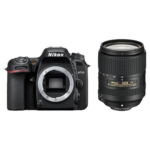 Nikon D7500 + AF-S DX NIKKOR 18-300 VR Spiegelreflexkamera-Set, 20,9 MP, CMOS, 5568 x 3712, Schwarz