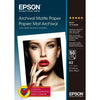 Epson Archival Matte Paper A3 189 g/m² 50 Blatt, matt