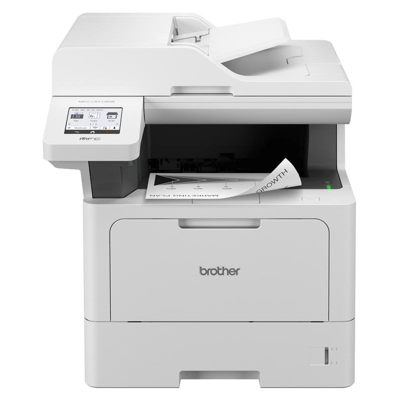 Multifunktionsgerät Brother MFC-L5710DW – Schwarzweiß-Laserdrucker, WLAN, Duplex, Scanner, Kopierer, Fax