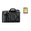 NIKON D7200 Spiegelreflexkamera, 24,2 Megapixel, nur Gehäuse + 64 GB SD-Karte