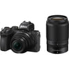 NIKON Z50 Hybridkamera, 20,9 Megapixel, schwarz, TWIN KIT mit NIKKOR Z DX 16–50 mm F3,5–6,3 VR und NIKKOR Z DX 50–250 mm F4,5–6,3 VR