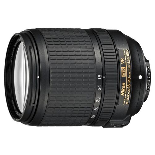 Nikon Nikkor AF-S – Zoomobjektiv – 18 mm – 140 mm – f/3,5–5,6 G ED AF-S DX VR – Nikon F