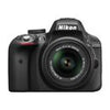 Nikon D3300 – Digitalkamera – Spiegelreflexkamera – 24,2 Megapixel – Objektiv AF-S VR DX 18–55 mm mit 3-fachem optischen Zoom – schwarz
