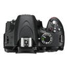 Nikon D3200 Spiegelreflexkamera mit 24,2 Megapixeln – 3-facher optischer Zoom, Objektiv AF-S VR DX 18–55 mm – schwarz