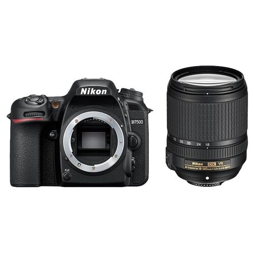 Nikon D7500 + AF-S DX NIKKOR 18–140 VR Spiegelreflexkamera-Set, 20,9 MP, CMOS, 5568 × 3712, schwarz