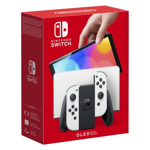 Nintendo Switch OLED-Konsole in Weiß