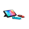 Nintendo Switch OLED-Konsole in Neonblau, Schwarz und Neonrot