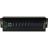 StarTech.com HB30A10AME USB 3.2 Gen 1 (3.1 Gen 1) Typ-B Schnittstellen-Hub, 5000 Mbit/s, schwarz