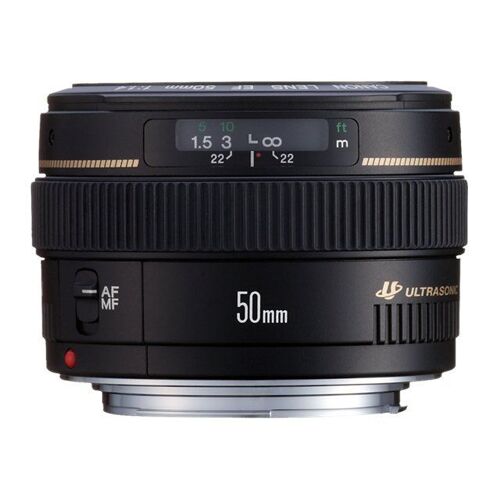 Canon EF 50 mm – f/1,4 USM – Canon EF – für EOS 1000, 1D, 50, 500, 5D, 7D, Kiss F, Kiss X2, Kiss X3, Rebel T1i, Rebel XS, Rebel XSi