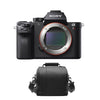 SONY A7R III Hybridkamera mit 42,4 Megapixel, Gehäuse + Tasche