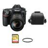 NIKON D850 45,7 Megapixel-Set mit AF-S 24–120 mm F4G ED VR + 64 GB SD-Karte + Tasche + HOYA UX UV-Filter 77 mm