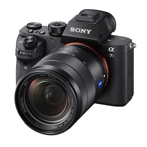 Sony Alpha 7S II Spiegelreflexkamera mit 12,2 Megapixeln + SEL-Objektiv 24–70 mm F4 ZA OSS