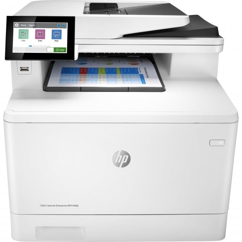 HP Color LaserJet Enterprise MFP M480f – A4-Laserdrucker, 600 × 600 dpi, 27 Seiten pro Minute