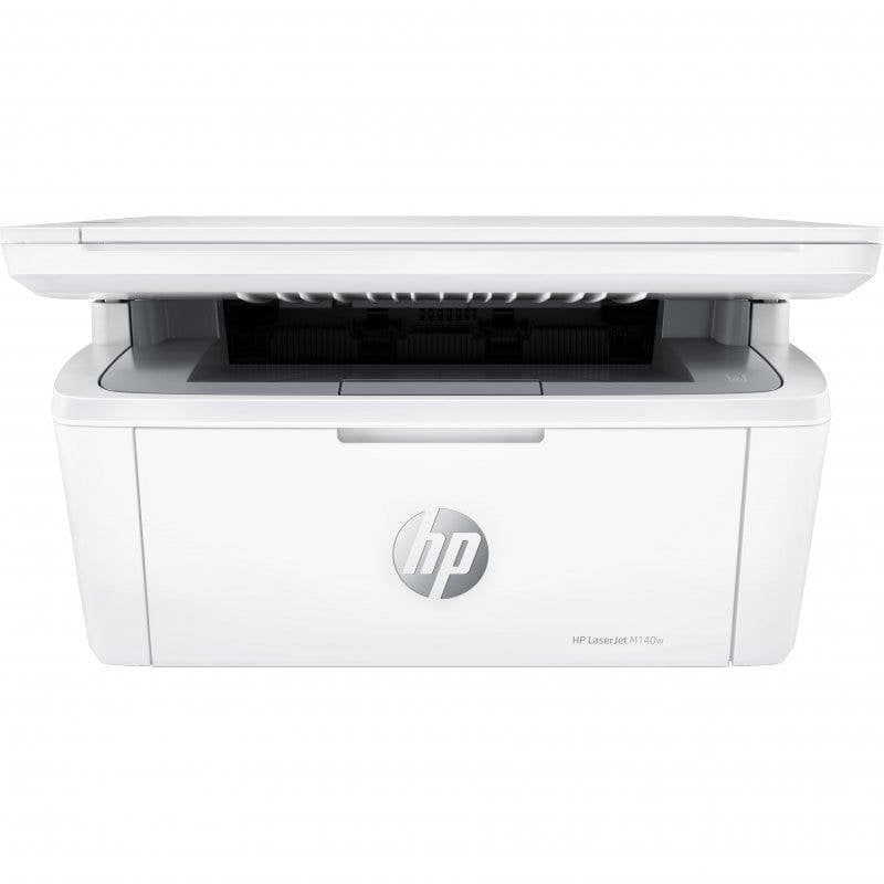Multifunktionsgerät HP LaserJet M140w – Schwarzweiß-Laserdrucker mit WLAN, kompakt, weiß