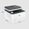 Multifunktionsgerät HP LaserJet Pro 3102fdn – Schwarzweiß-Laserdrucker, Ethernet, Fax, Duplex