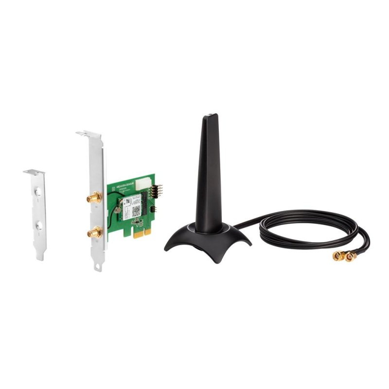 HP AX210 WLAN 6E M.2-Netzwerkkarte, 2,40 Gbit/s, Bluetooth 5.2, externe Antennen