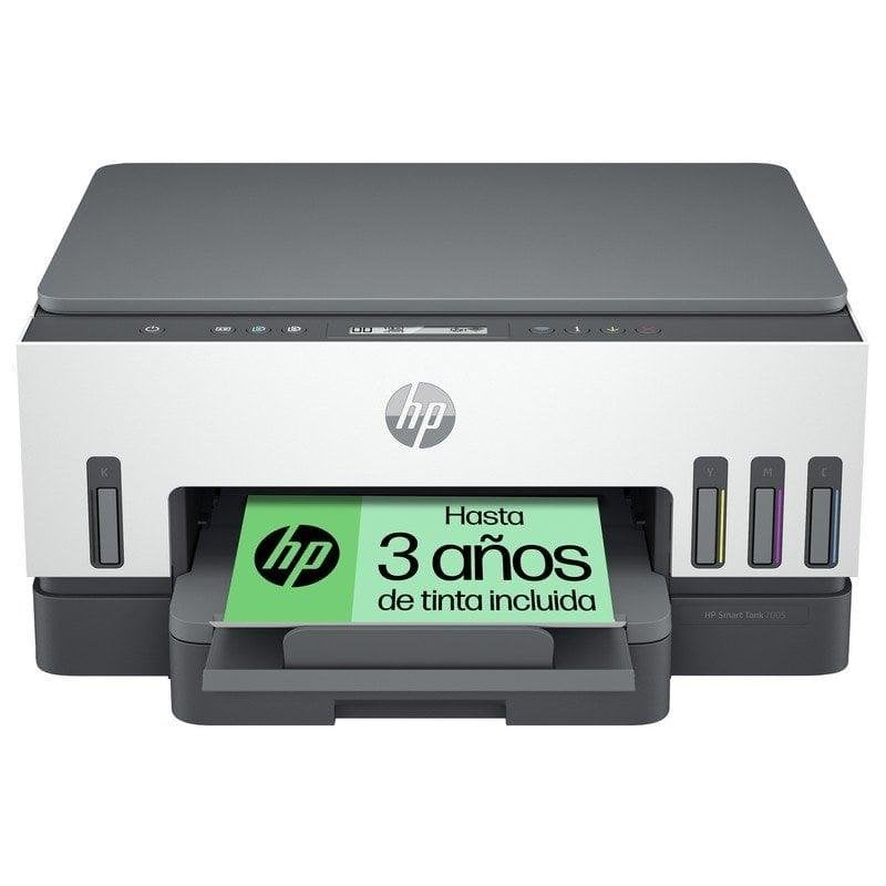 Multifunktionsgerät HP Smart Tank 7005 Tintenstrahl Farbe WLAN Duplex All-in-One mit zusätzlicher Tinte