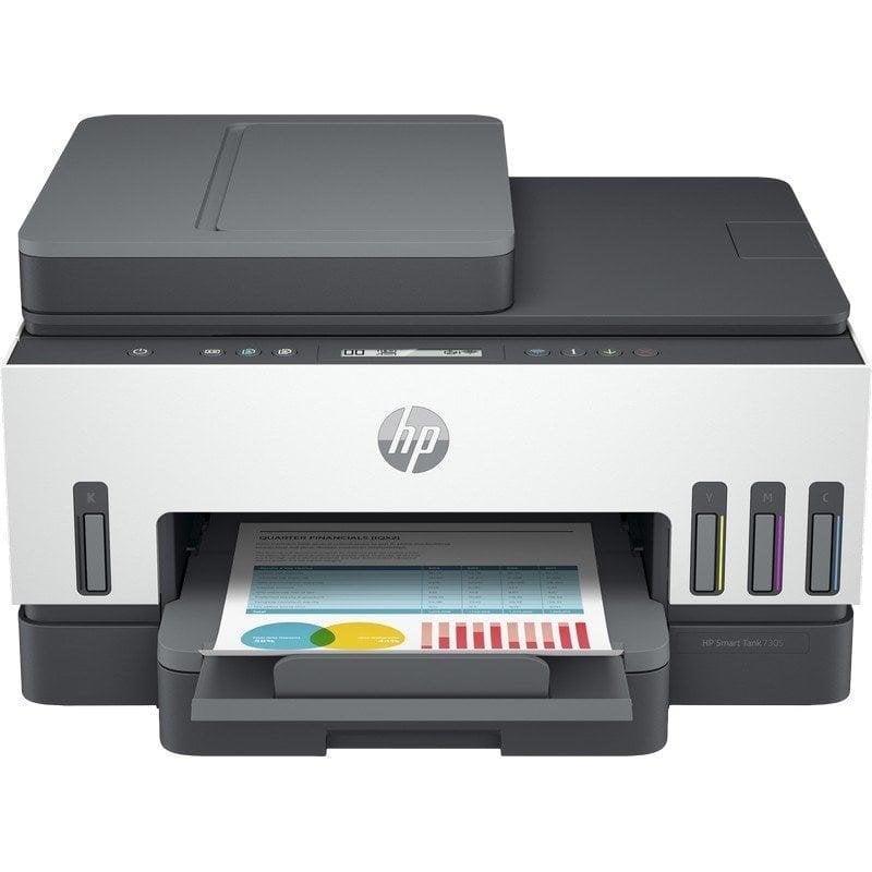 Multifunktionsgerät HP Smart Tank 7305 Tintenstrahl, Farbe, WLAN, Duplex, ADF, mobiles Drucken