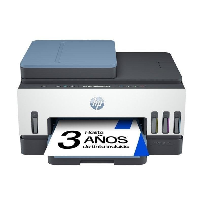 Multifunktionsgerät HP Smart Tank 7306 Tintenstrahl Farbe WLAN Duplex ohne Patronen
