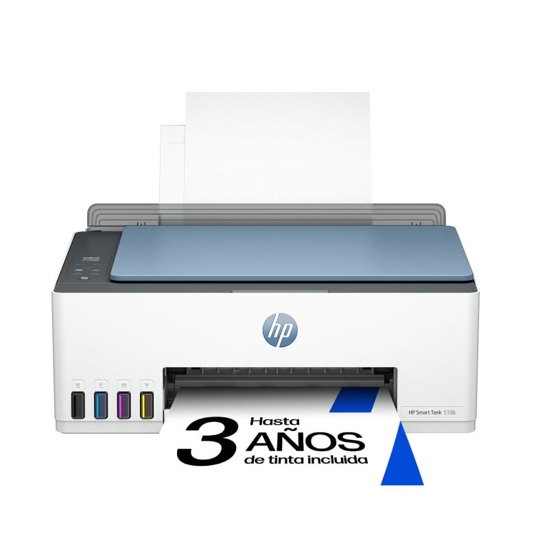 HP Smart Tank 5106 All-in-One-Drucker, Thermotintenstrahl, A4, 4800 x 1200 dpi, 12 Seiten pro Minute, WLAN