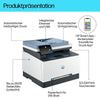 Multifunktionsgerät HP LaserJet Pro 3302fdng – Farblaserdrucker, Ethernet, Fax, Duplex