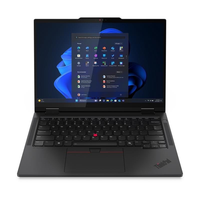 Lenovo ThinkPad T14s 2-in-1-Convertible, 14 Zoll, Intel Core Ultra 7-255U, 32 GB RAM, Intel-Grafikkarte, 1 TB SSD, Windows 11 Pro, hintergrundbeleuchtete Tastatur