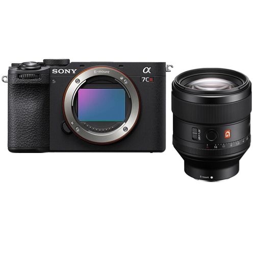 Sony Alpha a7CR (schwarz) Spiegellose Kamera + Sony FE 85 mm f/1,4 GM