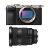 Sony Alpha a7CR (silber) Spiegellose Kamera + Sony FE 24–70 mm f/2,8 GM II