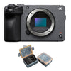 Sony FX30 26-Megapixel-Digitalkamera + 1 Kingma-Akku mit 2000 mAh (Sony NP-FZ100)