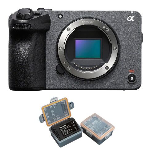 Sony FX30 26-Megapixel-Digitalkamera + 1 Kingma-Akku mit 2000 mAh (Sony NP-FZ100)