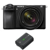 Spiegellose Kamera Sony a6700 + Objektiv Sony E 18–135 mm F 3,5–5,6 OSS + Akku Sony NP-FZ100