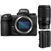 Nikon Z6 II-Kamera + Nikon Z 70–180 mm F2,8 NIKKOR + Nikon-Akku EN-EL15c
